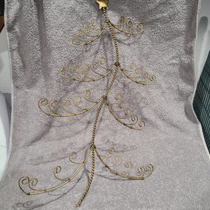 Metal Christmas Card holder tree